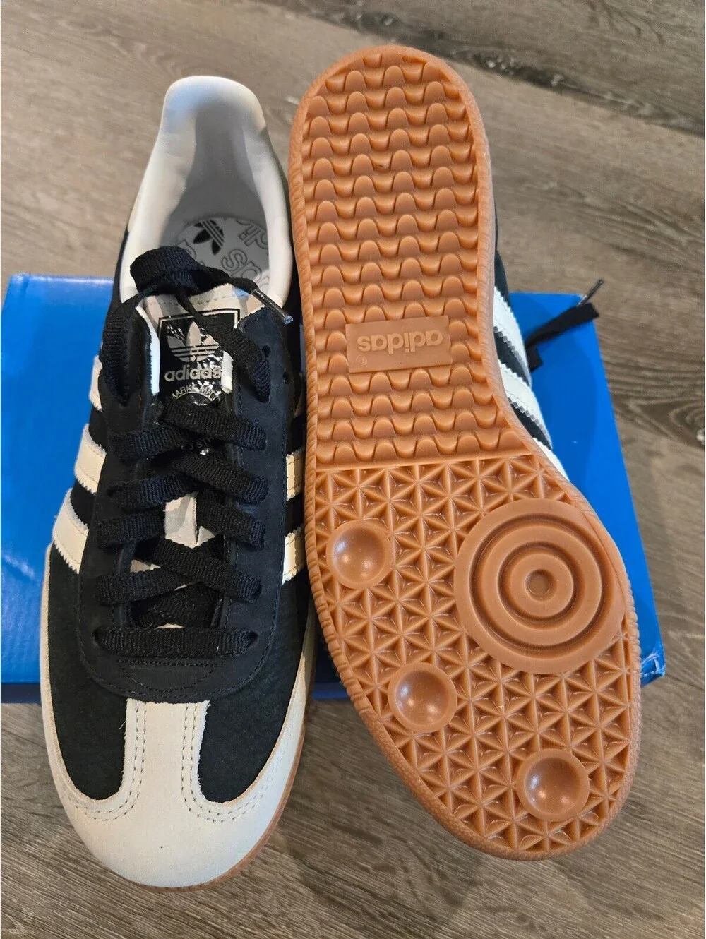 adidas Samba OG IE5836 Womens 8.5 Mens 7.5 Black White Gum New No Box